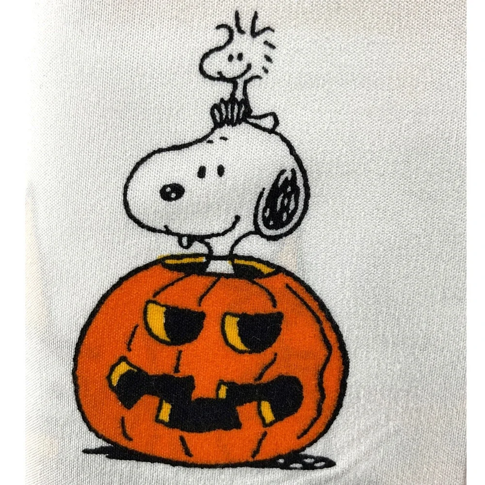 Peanuts Snoopy Halloween Queen Sheet Set Berkshire Blanket Wizard Pumpkin 4pc
